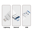 Mobile Phone Universal Metal USB Flash Drive 8GB Laser | https://www.bestnamebadges.com