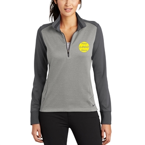 Nike Ladies Dri-FIT 1/2-Zip Cover-Up | https://www.bestnamebadges.com