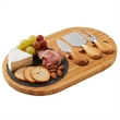 4-Piece Oval Slate Cheese Board Set | https://www.bestnamebadges.com
