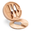 Harper Mini Bamboo Cheese Board Knife Set | https://www.bestnamebadges.com