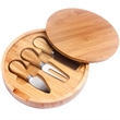 Harper Mini Bamboo Cheese Board Knife Set | https://www.bestnamebadges.com