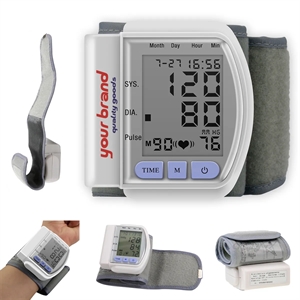 Wrist Blood Pressure Monitor Kit with Extra Large Cuff