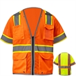 Premium Knitted Hi Vis Class 3 Safety Vest with 6 Pockets | https://www.bestnamebadges.com