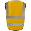 Class 2 Hi Vis Reflective Tape Safety Vest With 4 Pockets | https://www.bestnamebadges.com