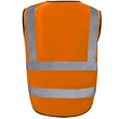 Class 2 Hi Vis Reflective Tape Safety Vest With 4 Pockets | https://www.bestnamebadges.com