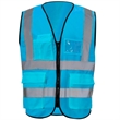 Class 2 Hi Vis Reflective Tape Safety Vest With 4 Pockets | https://www.bestnamebadges.com