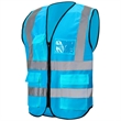 Class 2 Hi Vis Reflective Tape Safety Vest With 4 Pockets | https://www.bestnamebadges.com