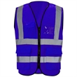 Class 2 Hi Vis Reflective Tape Safety Vest With 4 Pockets | https://www.bestnamebadges.com