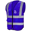 Class 2 Hi Vis Reflective Tape Safety Vest With 4 Pockets | https://www.bestnamebadges.com