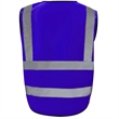 Class 2 Hi Vis Reflective Tape Safety Vest With 4 Pockets | https://www.bestnamebadges.com