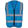 Class 2 Hi Vis Reflective Tape Safety Vest With 4 Pockets | https://www.bestnamebadges.com