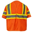 Hi Vis Reflective Tape Mesh Class 3 Safety Hook & Loop Vest | https://www.bestnamebadges.com
