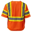 Hi Vis Reflective Tape Mesh Class 3 Safety Hook & Loop Vest | https://www.bestnamebadges.com