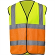 Hi Viz Class 2 Knitted Color Block Safety Loop & Hook Vest | https://www.bestnamebadges.com