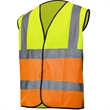 Hi Viz Class 2 Knitted Color Block Safety Loop & Hook Vest | https://www.bestnamebadges.com
