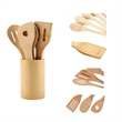 Home Use Healthy Bamboo kitchen Utensil Set With Packing Box | https://www.bestnamebadges.com