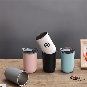 10oz Double Wall Vacuum Insulated Stainless Steel Coffee Cup
