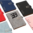Refillable Loose Leaf Leather Notebook Magnetic Buckle | https://www.bestnamebadges.com