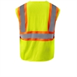 Hi Viz Class 2 Reflective Tape Safety Zipper Vest w/ Pocket | https://www.bestnamebadges.com