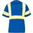 Two Tone Hi Vis Reflective Tape Mesh Safety T-Shirt w/Pocket | https://www.bestnamebadges.com