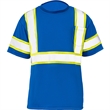 Two Tone Hi Vis Reflective Tape Mesh Safety T-Shirt w/Pocket | https://www.bestnamebadges.com
