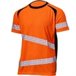 High Vis Class 3 Segmented Tape Safety T-Shirt With Pockets | https://www.bestnamebadges.com