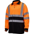 Hi Viz Class 3 Color Block Reflective Safety Polo Shirt | https://www.bestnamebadges.com