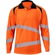 Hi-Viz Class 3 Segmented Breathable Safety Workwear Polo | https://www.bestnamebadges.com