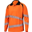 Hi-Viz Class 3 Segmented Breathable Safety Workwear Polo | https://www.bestnamebadges.com