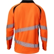 Hi-Viz Class 3 Segmented Breathable Safety Workwear Polo | https://www.bestnamebadges.com