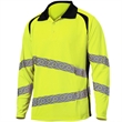 Hi-Viz Class 3 Segmented Breathable Safety Workwear Polo | https://www.bestnamebadges.com