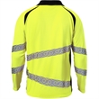 Hi-Viz Class 3 Segmented Breathable Safety Workwear Polo | https://www.bestnamebadges.com