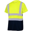 High Vis Class 2 Color Block Reflective Tape Safety T-Shirt | https://www.bestnamebadges.com