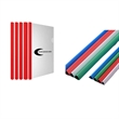 A4 Transparent Folder With Sliding Bar | https://www.bestnamebadges.com