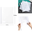 A4 Transparent Folder With Sliding Bar | https://www.bestnamebadges.com