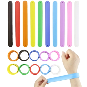 Soft Silicone Party Slap Wrap Wristband