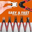 In Stock 5 In 1 Portable Versatile Heavy Duty Tool Kit | https://www.bestnamebadges.com