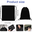 Drawstring Backpack String Bag Sackpack Draw Back Sack | https://www.bestnamebadges.com