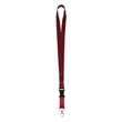 3/4'' Custom Full Color Lanyard With Lobster Hook & Buckle | https://www.bestnamebadges.com
