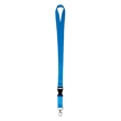 3/4'' Custom Full Color Lanyard With Lobster Hook & Buckle | https://www.bestnamebadges.com