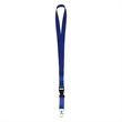 3/4'' Custom Full Color Lanyard With Lobster Hook & Buckle | https://www.bestnamebadges.com