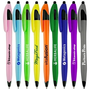 Union Printed, "Elegant" Clicker Pen - Tropical Barrels