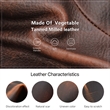 5-cigar Portable Genuine Leather Cigar Case | https://www.bestnamebadges.com