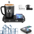 3 in 1 Heating Cooling Coffee Mug Warmer with 15W Wireless C | https://www.bestnamebadges.com