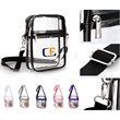 Crossbody Clear Bag With Front Pocket | https://www.bestnamebadges.com