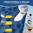 Inflatable Sleeping Mat with Portable Pouch | https://www.bestnamebadges.com