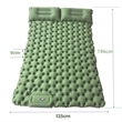 Inflatable Sleeping Mat with Portable Pouch | https://www.bestnamebadges.com