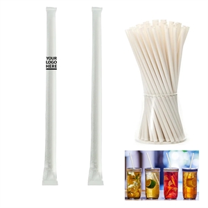 7.75" x0.24" Drinking Paper Straws Disposable