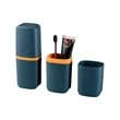 Portable Travel Toothbrush Cup Set | https://www.bestnamebadges.com