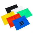 Plastic Envelopes with Snap Closure Clear Pouches Folders | https://www.bestnamebadges.com